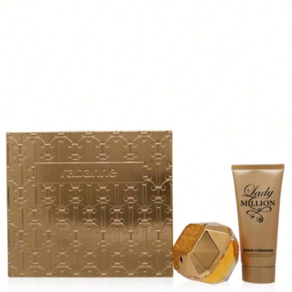 Paco Rabanne Lady Million 2 Pc.Set - In Gold Tin Box For Women
