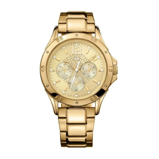 Tommy Hilfiger Sidney Women's Gold Dial Stainless Steel Bracelet Quartz Watch 1781303