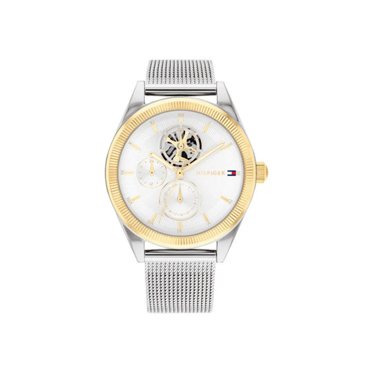 Tommy Hilfiger Monica Women's Silver Dial Stainless Steel Bracelet Quartz Watch 1782713
