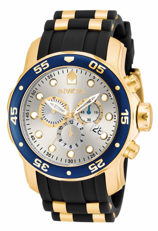 Invicta Men's 17880 Pro Diver  Quartz Multifunction Silver Dial Watch
