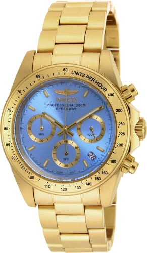 Invicta Women's 18256 Speedway Quartz Chronograph Light Blue Dial Watch