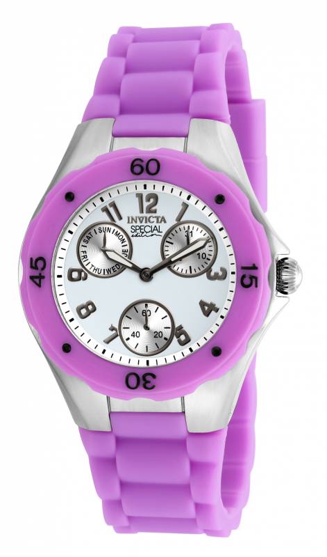 Invicta Women's 18790 Angel Quartz Chronograph White Dial Watch