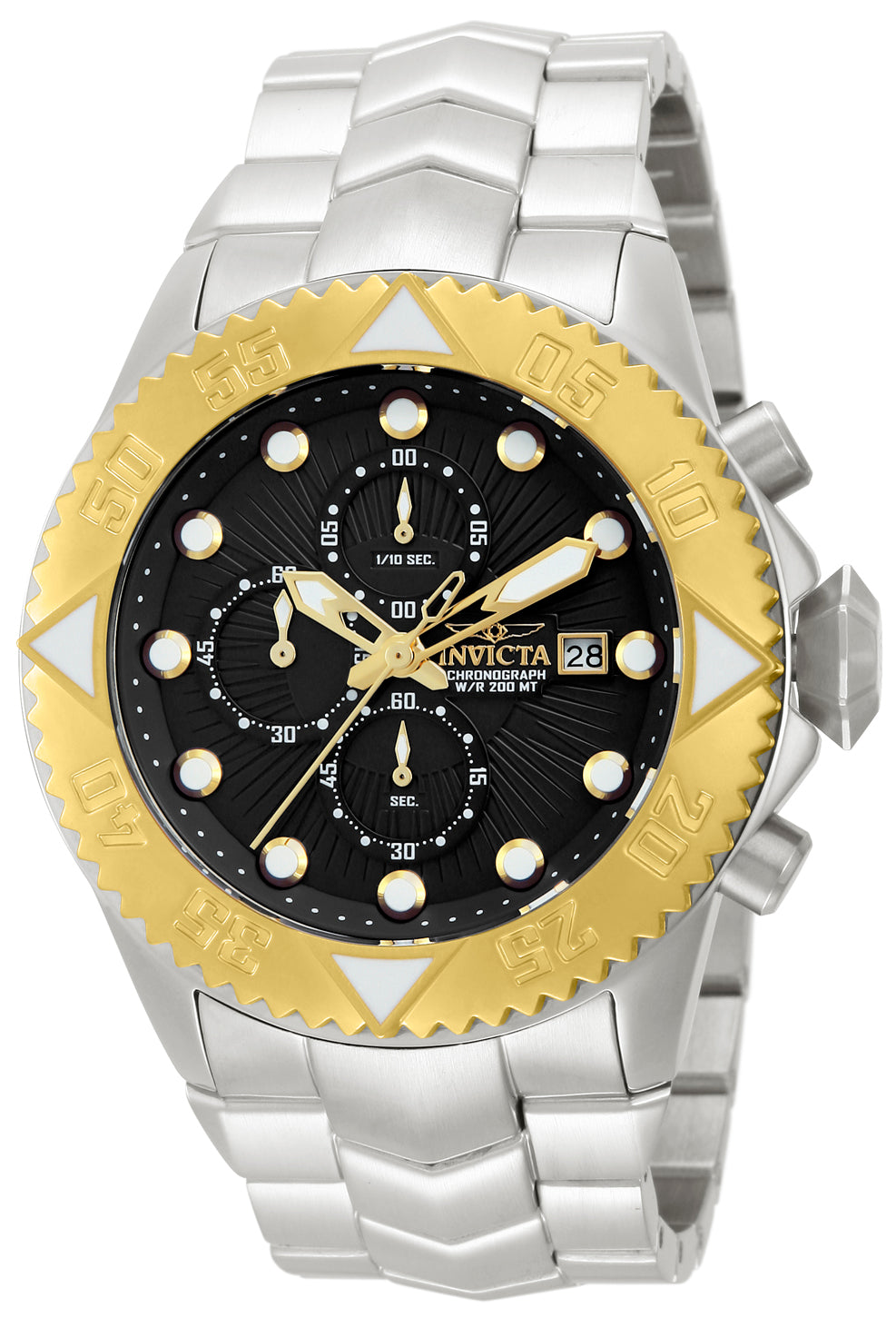 Invicta Men's 12932 Pro Diver Quartz Chronograph Black Dial Watch