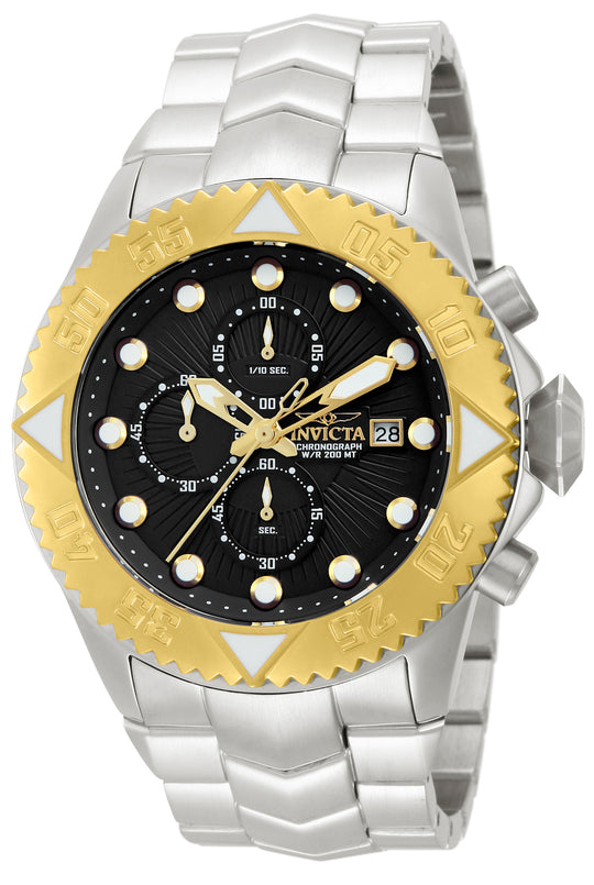 Invicta Men's 12932 Pro Diver Quartz Chronograph Black Dial Watch