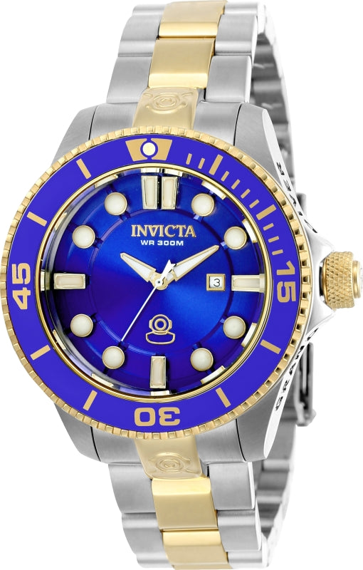 Invicta Women's 19816 Pro Diver Quartz Blue Dial Watch