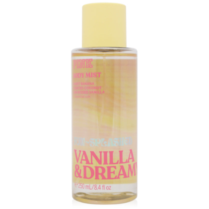 Sun-Splashed Vanilla & Dreamy by Victoria's Secret Pink Body Mist Spray 8.4 oz (250