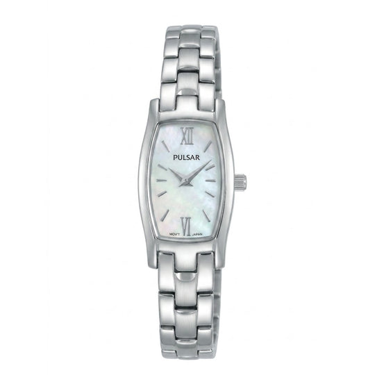 Pulsar Classic Women's White Mother-of-Pearl Dial Quartz Watch 1N00-X335