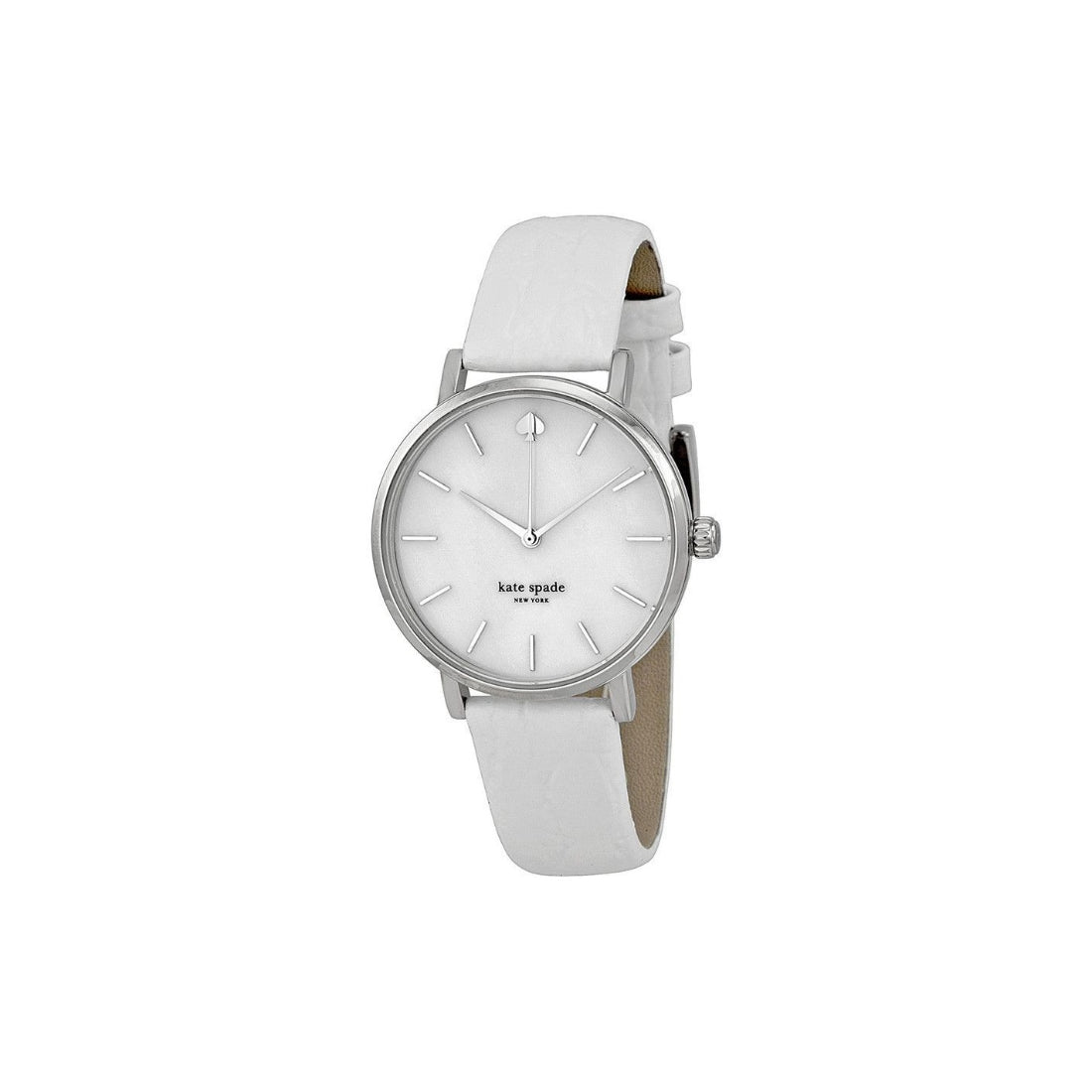 Kate Spade Metro Women's White Strap Quartz Watch - 1YRU0155