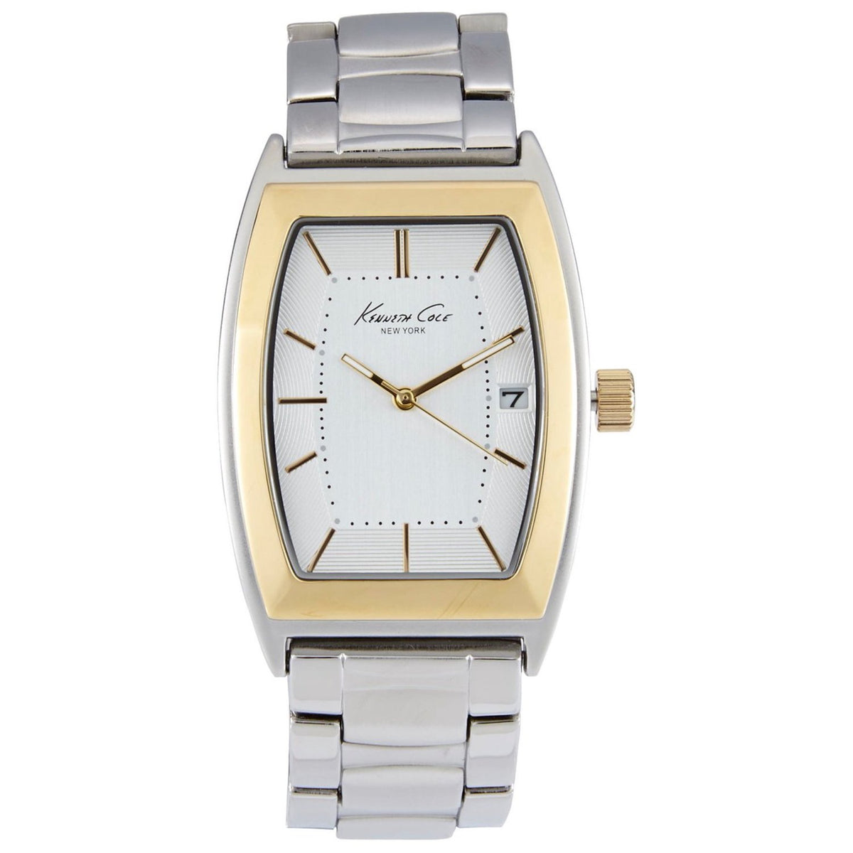 Kenneth Cole New York Men's Two-tone (Silver and Gold) Bracelet Quartz Watch - 10019427