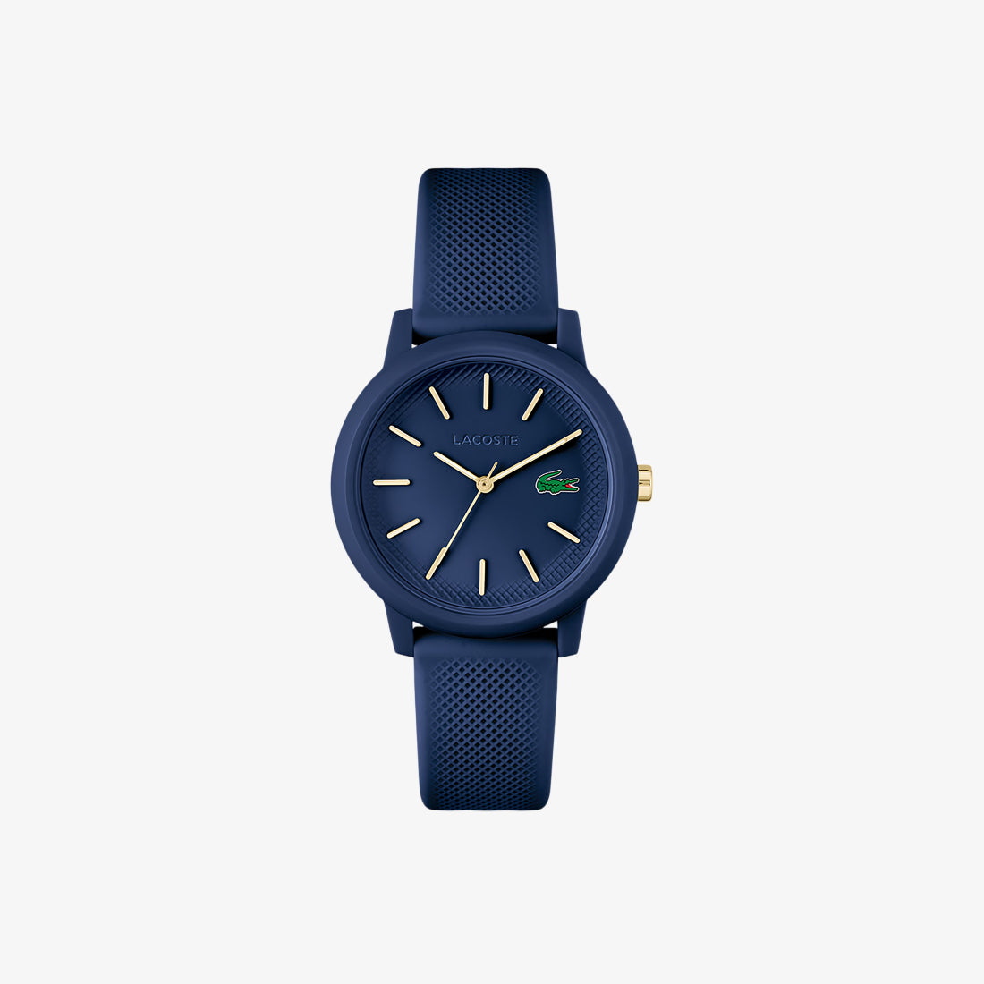 Lacoste L.12.12 Women's Blue Dial Blue Silicone Strap Quartz Sport Watch 2001271