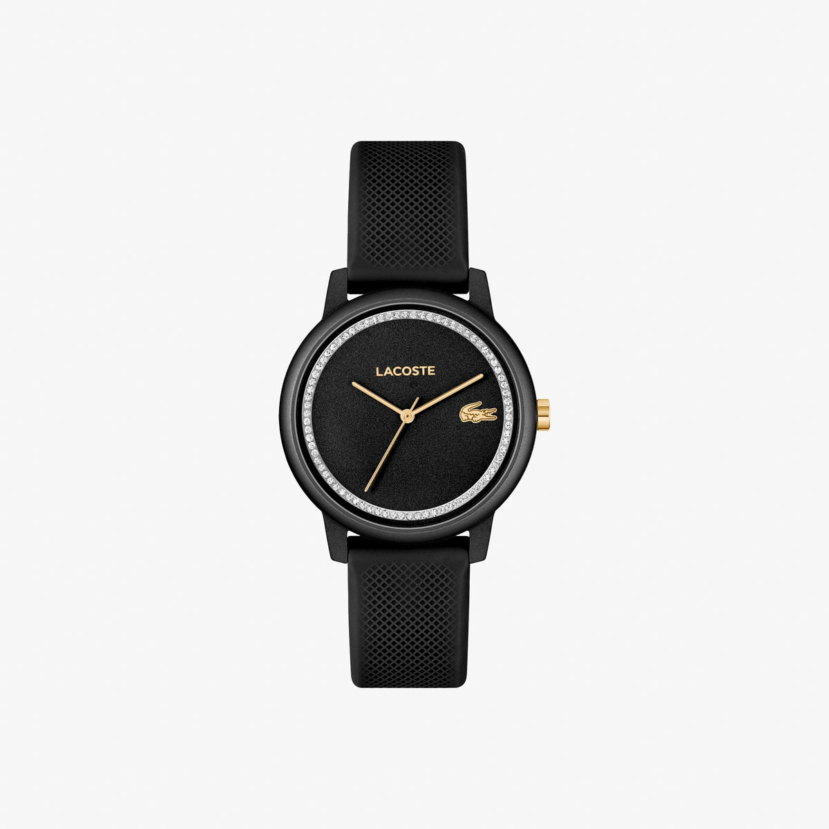 Lacoste 12.12 Go Women's Black Strap Quartz Watch - 2001310