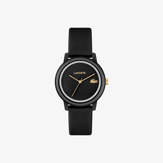 Lacoste 12.12 Go Women's Black Strap Quartz Watch - 2001310