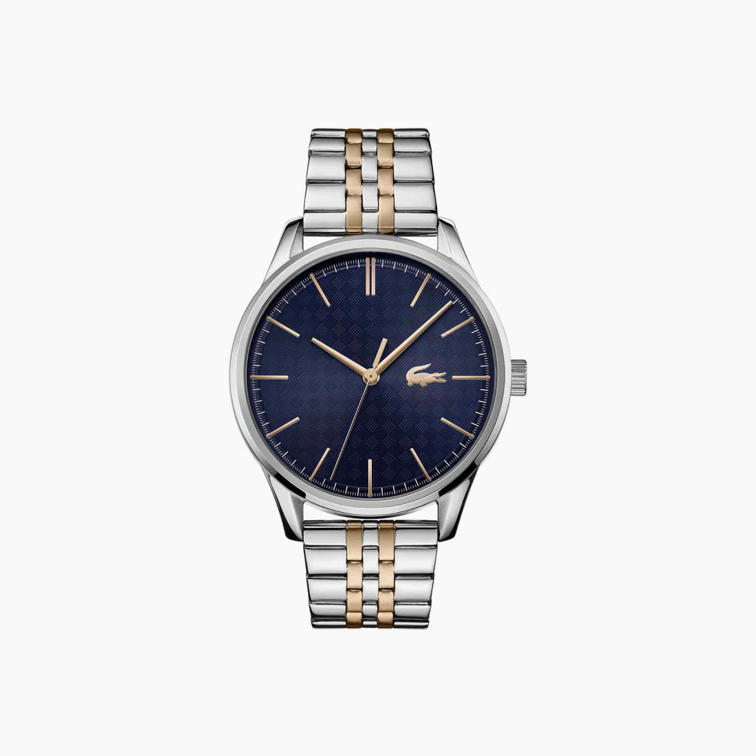 Lacoste Vienna Men's Blue Dial Two-Tone Stainless Steel Bracelet Quartz Dress Watch 2011048