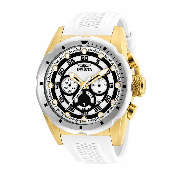 Invicta Men's 20308 Speedway Quartz Chronograph White Dial Watch