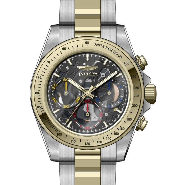 Invicta Men's 50275 Speedway Quartz VD54 Black Dial Watch