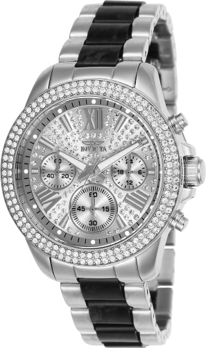 Invicta Women's 20510 Angel  Quartz Multifunction Silver Dial Watch