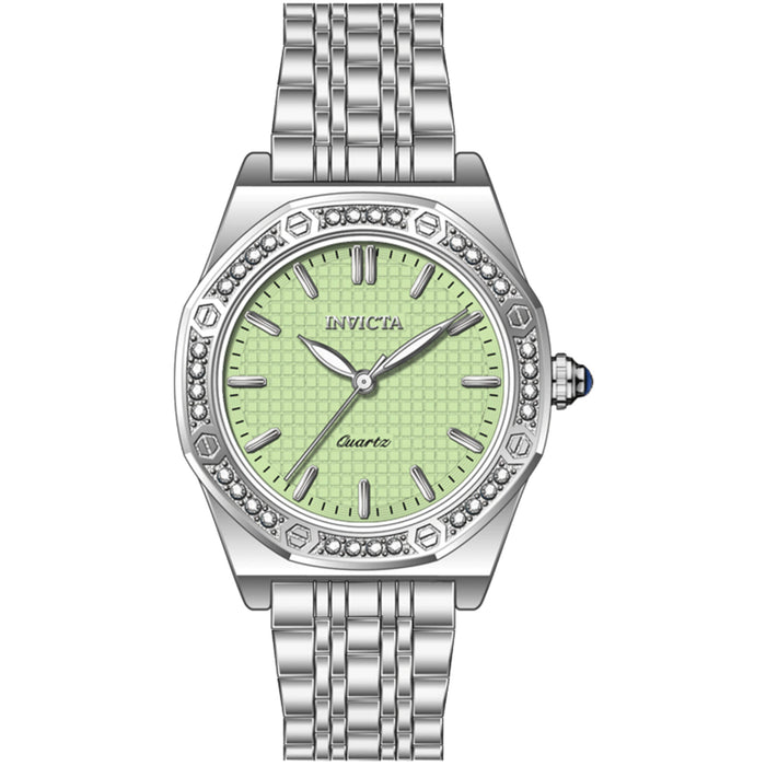 InvictaWomen's 69374 Wildflower Quartz PC21S Green Dial Watch