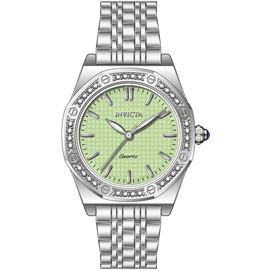 InvictaWomen's 69374 Wildflower Quartz PC21S Green Dial Watch