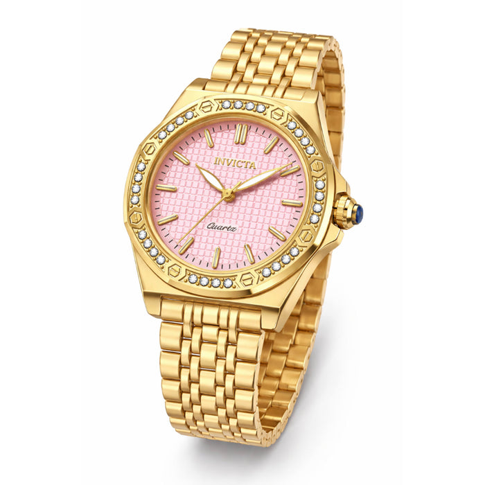 InvictaWomen's 69377 Wildflower Quartz PC21S Pink Dial Watch