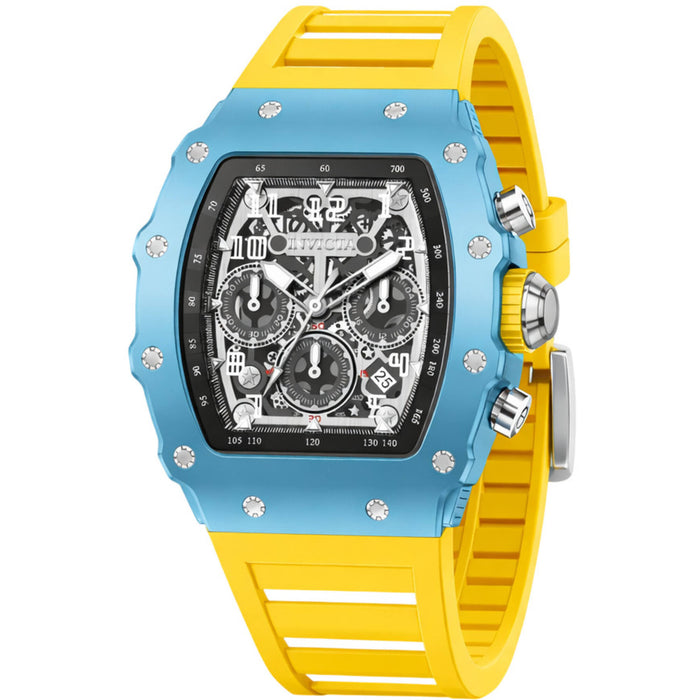 InvictaMen's 69694 InvictaRacing Quartz MG53 Silver Dial Watch