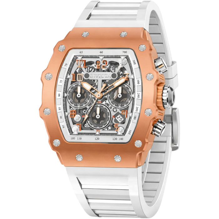 InvictaMen's 69702 InvictaRacing Quartz MG53 Silver Dial Watch