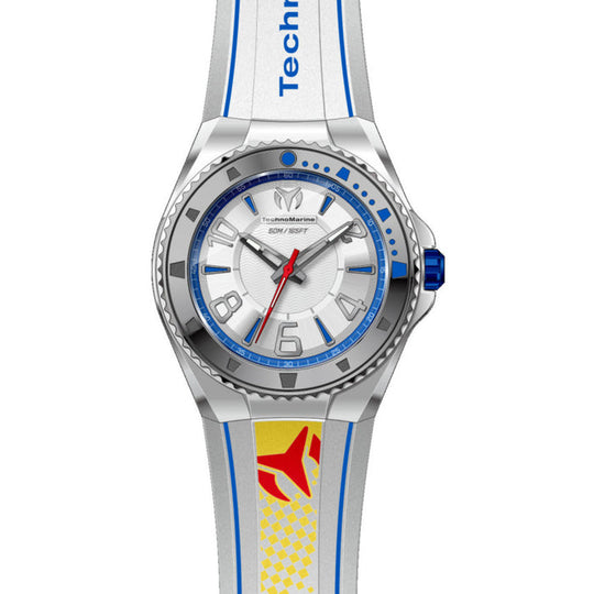 Technomarine Men's TM-525013 Racing Legends Quartz PC21 Silver Dial Watch