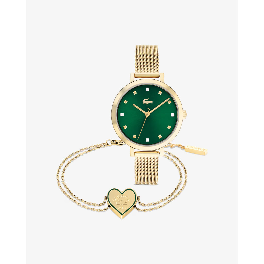 Lacoste Gift Set Women's Green Dial Quartz Watch 2070029