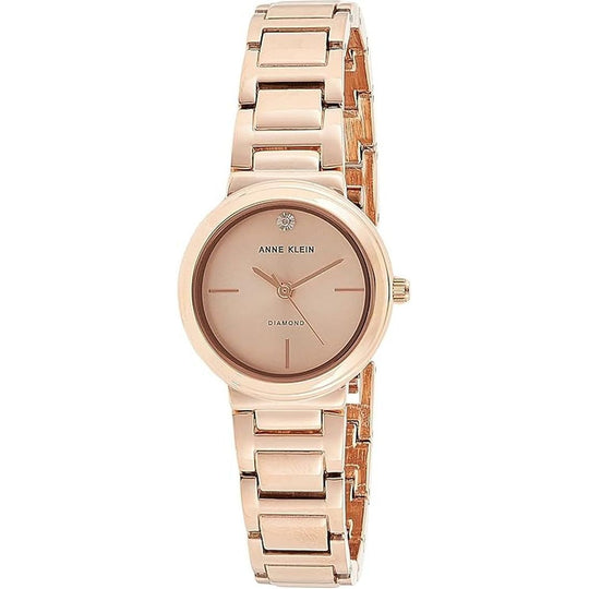 Anne Klein Women's Rose Gold-tone Bracelet Quartz Watch - AK/3528RGRG