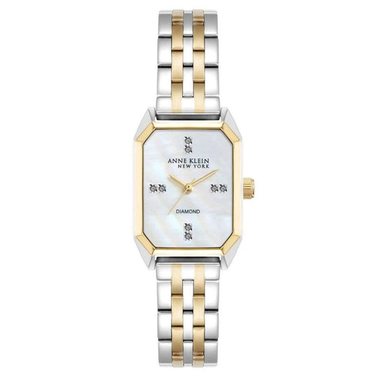 Anne Klein Women's Gold-Silver Two tone Bracelet Quartz Watch - 12/7751MPTT