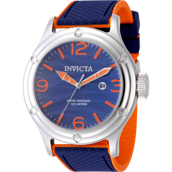 Invicta Men's Pro Diver Quartz PC32 Orange, Blue Dial Watch