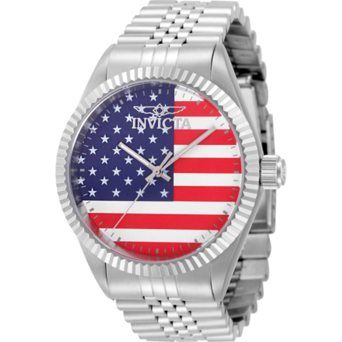 Invicta Men's 50420 Specialty Quartz PC21S Red, White, Blue Dial Watch