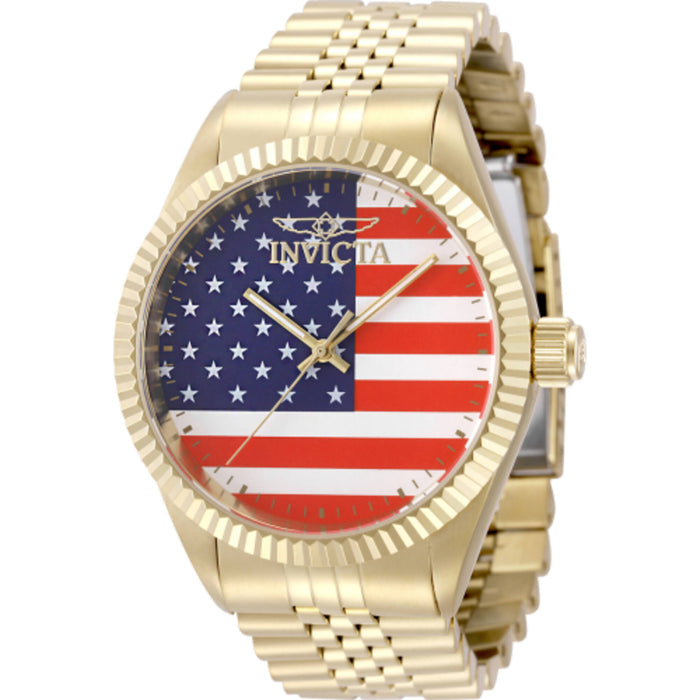 Invicta Men's 50422 Specialty Quartz PC21S Red, White, Blue Dial Watch