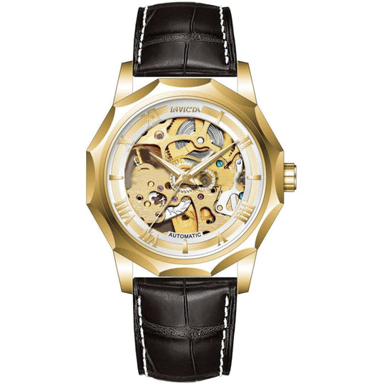 Invicta Men's 69124 Objet D Art Automatic LG0801B Gold Dial Watch