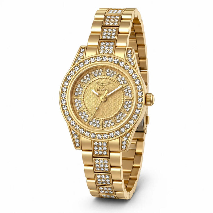 Invicta Women's 69063 Wildflower Quartz PC21S Gold Dial Watch