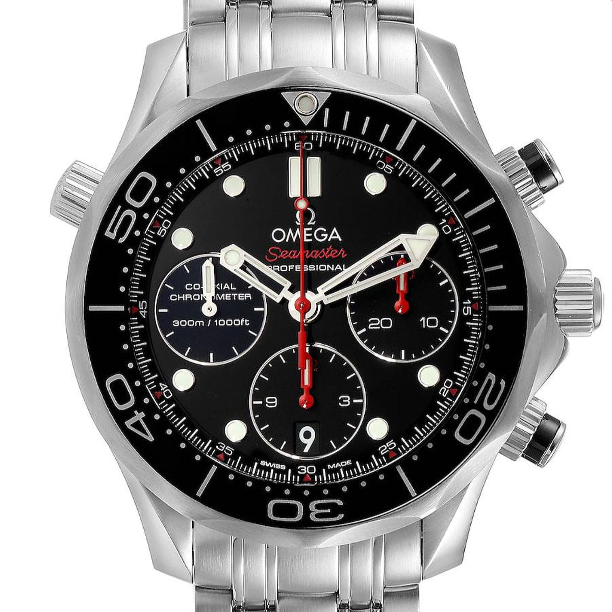 Omega Men&#39;s 212.30.44.50.01.001 Silver Stainless Steel Watch