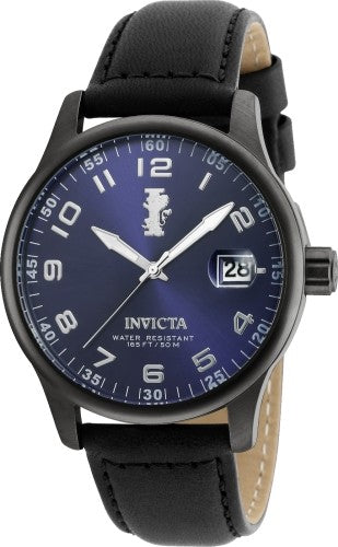 Invicta Men's 21395 I-Force Quartz 3 Hand Blue Dial Watch