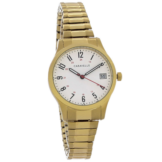 Bulova Caravelle  Women's Gold-tone Bracelet Quartz Watch - 44M113