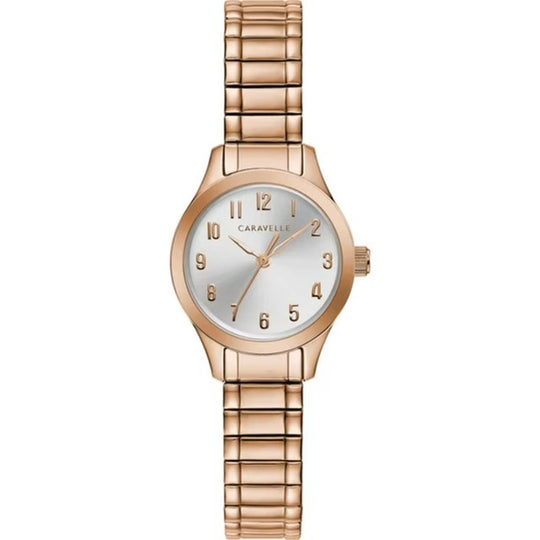 Bulova Caravelle  Women's Rose Gold-tone Bracelet Quartz Watch - 44L254