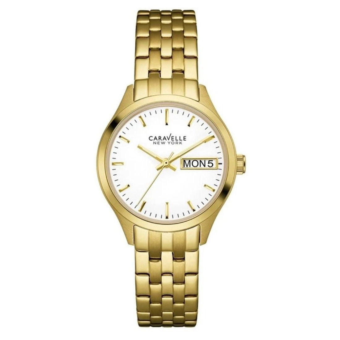 Bulova Caravelle by Bulova Women's Gold-tone Bracelet Quartz Watch - 44N107
