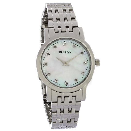 Bulova Classic  Women's Silver-tone Bracelet Quartz Watch - 96P175