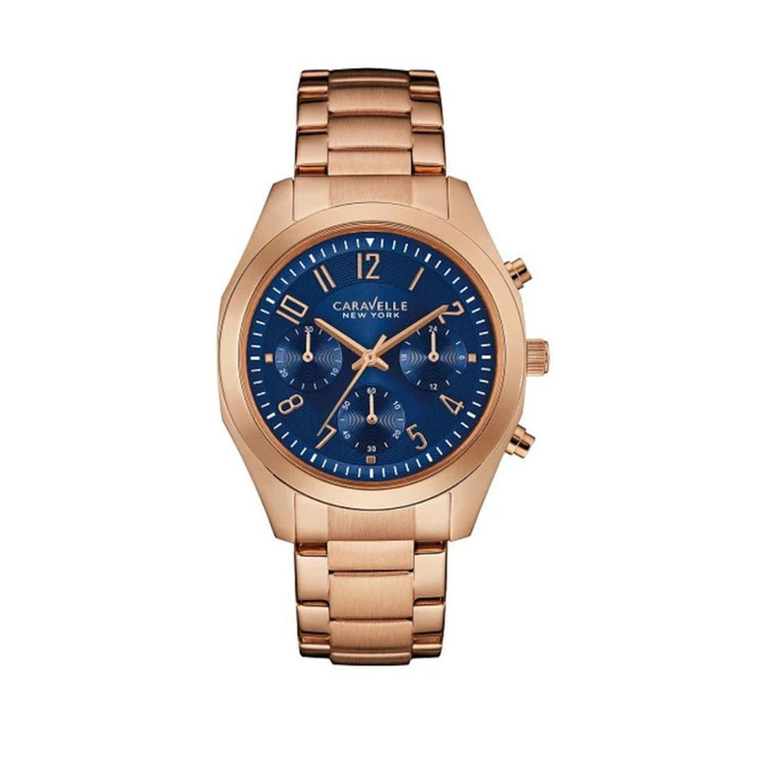 Bulova Caravelle New York Women's Rose Gold-tone Bracelet Quartz Watch - 44L199