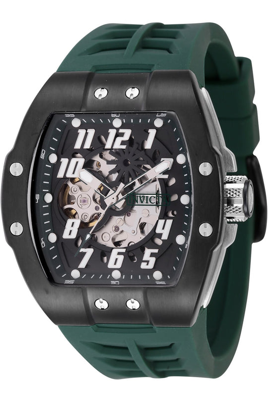 Invicta Men's 44890 S1 Rally Automatic NH70 Dark Green, Black Dial Watch
