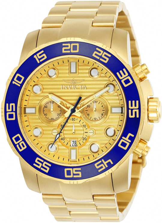 Invicta Men's 22227 Pro Diver Scuba Gold-Tone Stainless Steel Watch