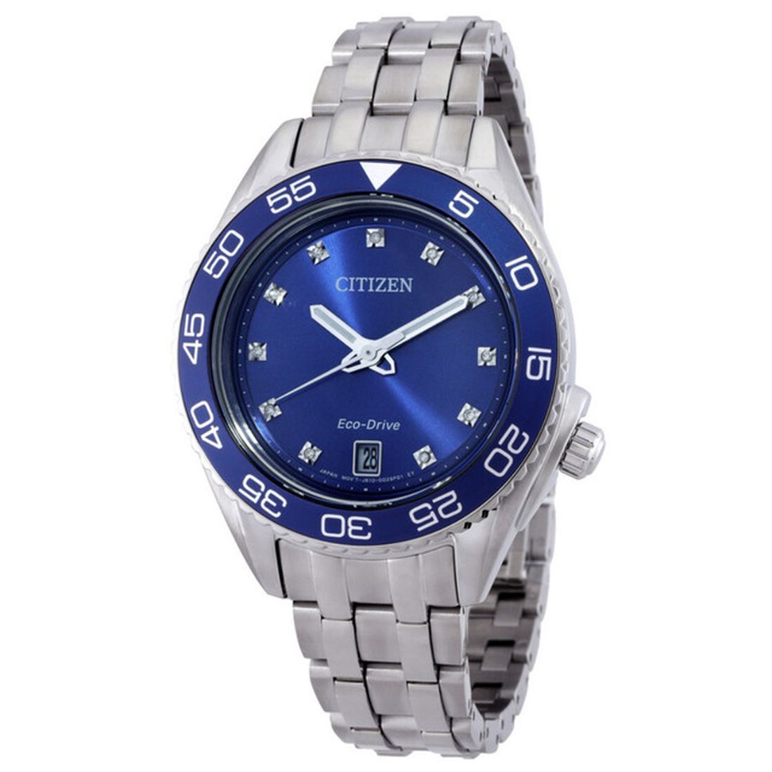 Citizen Carson Women's silver-tone Bracelet Quartz Watch - FE6160-57L