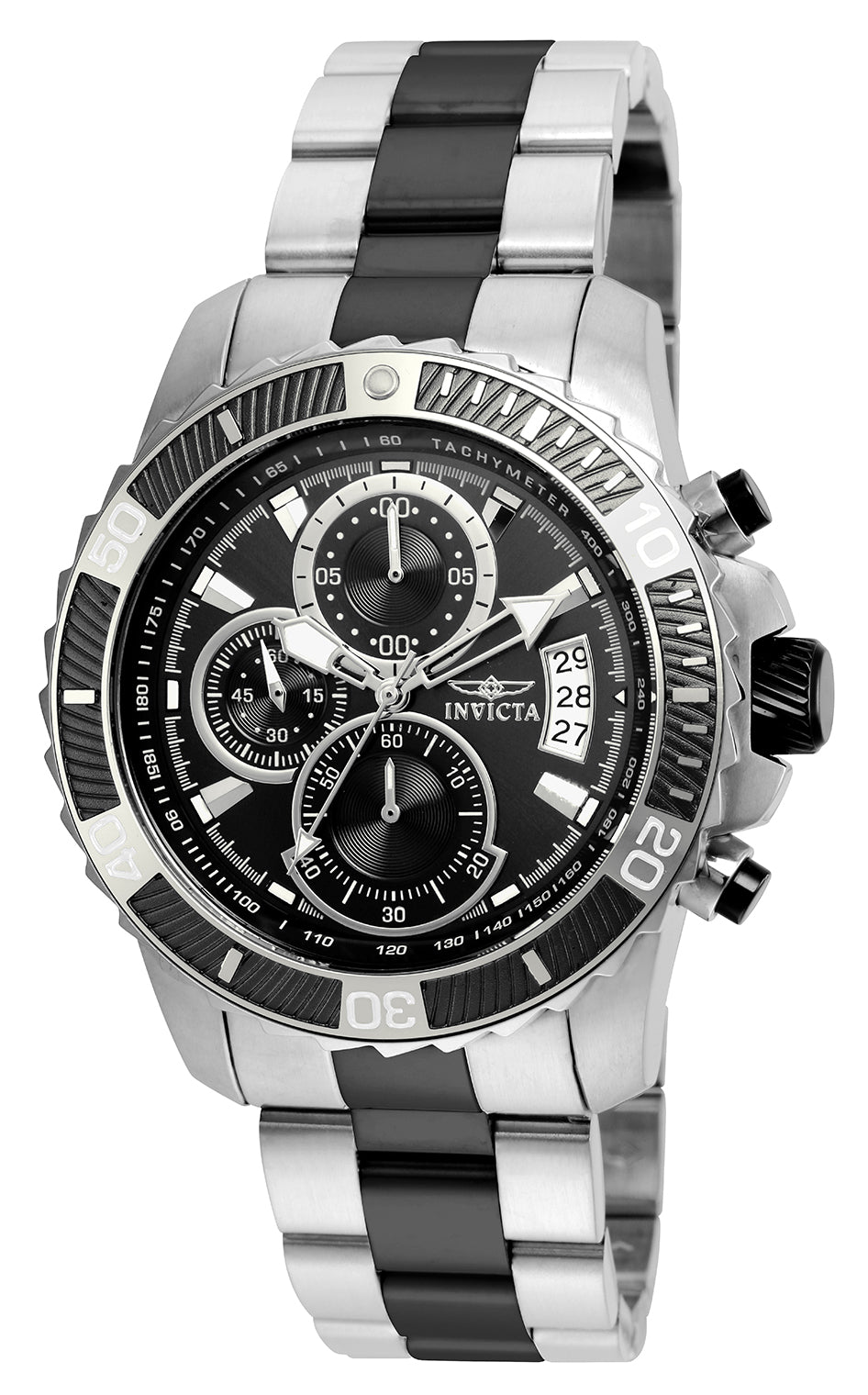 Invicta Men's 22416 Pro Diver  Quartz Multifunction Black Dial Watch
