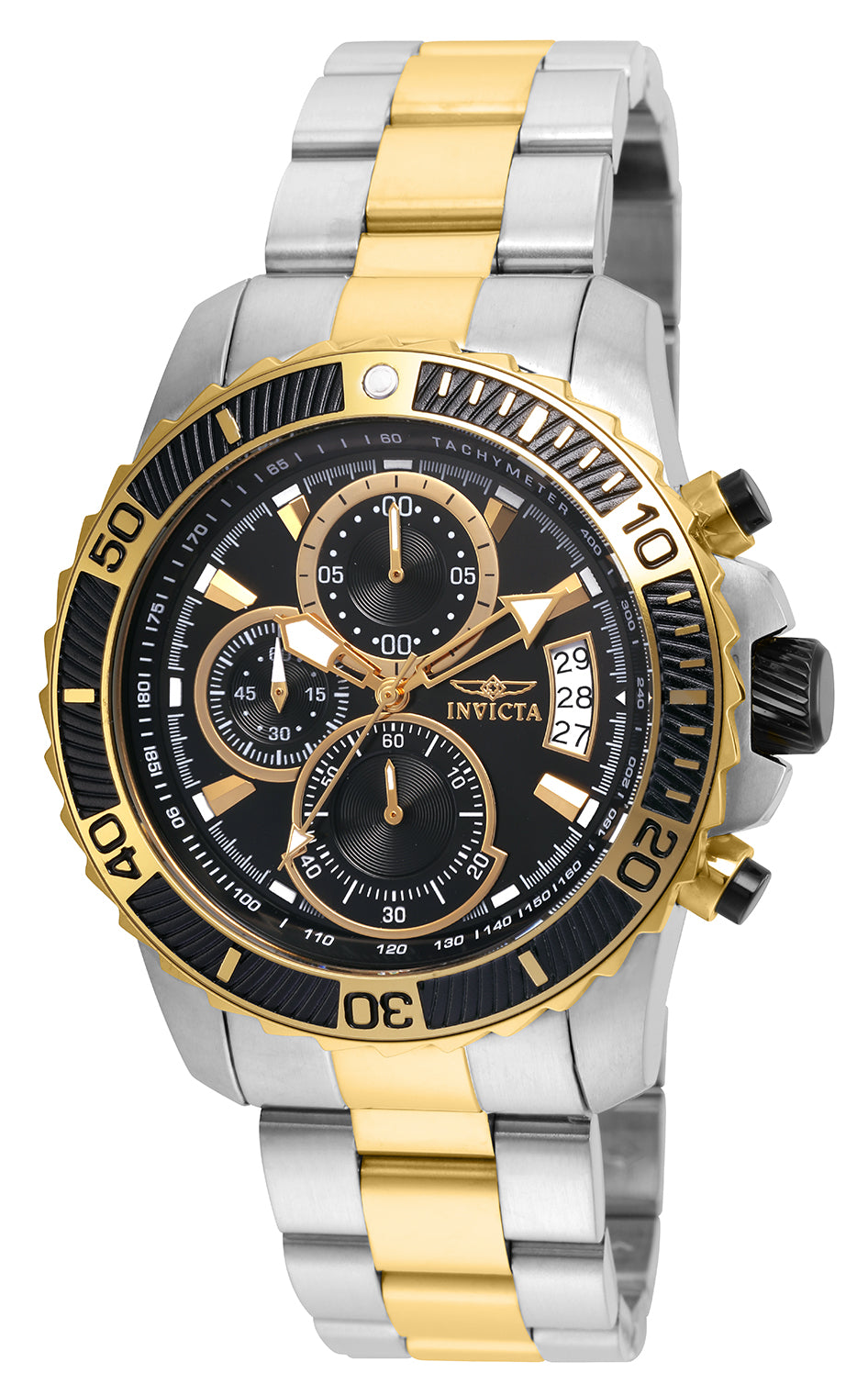 Invicta Men's 22418 Pro Diver  Quartz Multifunction Black Dial Watch