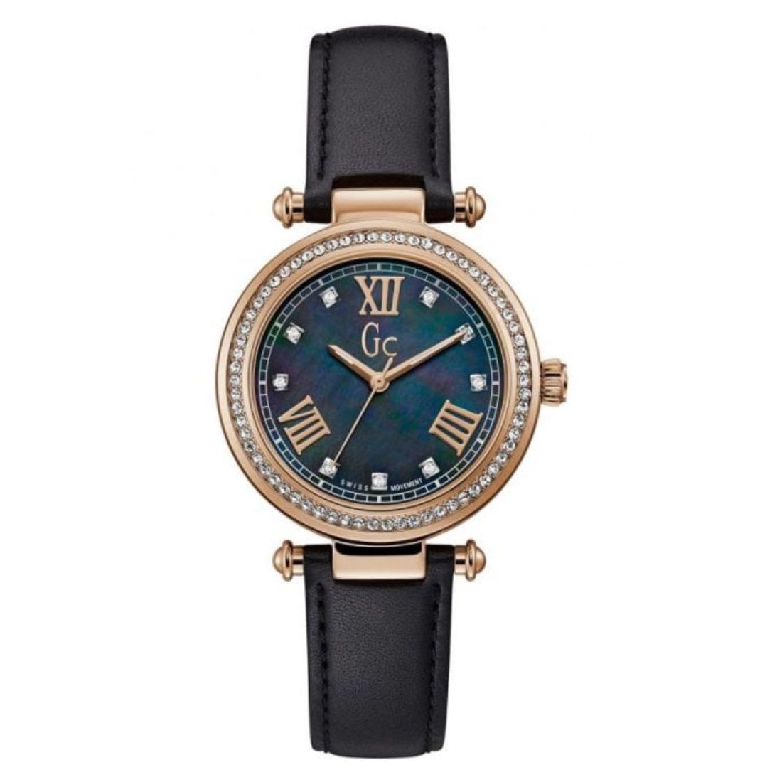 Guess Women's Black Strap Quartz Watch - Y46005L2MF