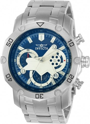 Invicta Men's 22764 Pro Diver Quartz Multifunction Blue Dial Watch