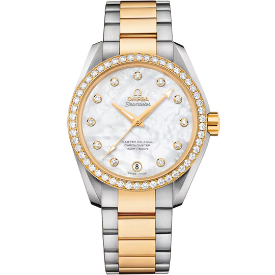 Omega Seamaster Aqua Terra 150M Women's White Mother-of-Pearl Dial Automatic Watch 231.25.39.21.55.002
