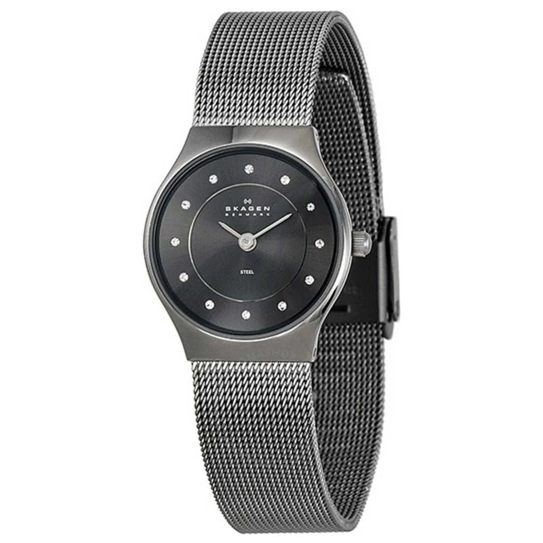 Skagen Classic Women's Grey Dial Stainless Steel Quartz Watch 233XSSTM
